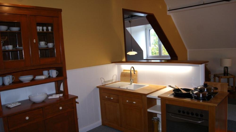 Küche mit Spülplatz